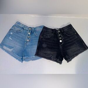 Girls Zara Button-Fly Cutoff Shorts Bundle